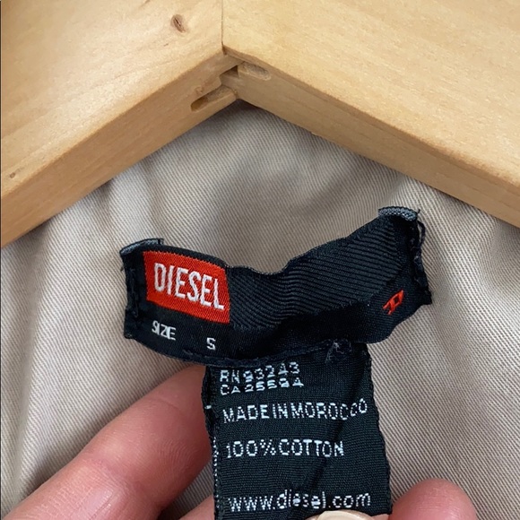 Diesel trench coat style Cotton knee length 🧥 - Picture 11 of 16